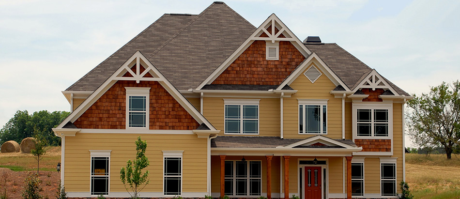 House with new roofing and siding